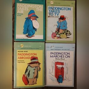 Vintage 1976 Paddington Bear 4 Book Lot  Paperback